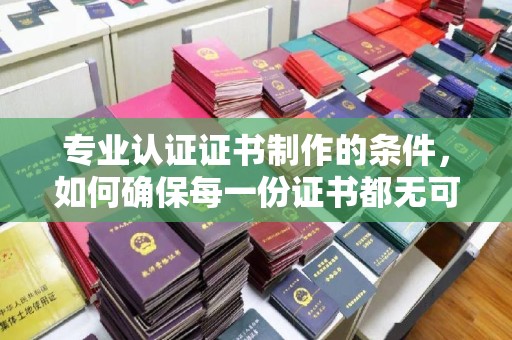 寻乌专业认证证书制作的条件，如何确保每一份证书都无可挑剔？